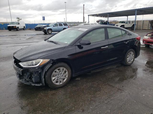 hyundai elantra se 2018 kmhd74lfxju506266