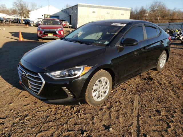 hyundai elantra se 2018 kmhd74lfxju525156