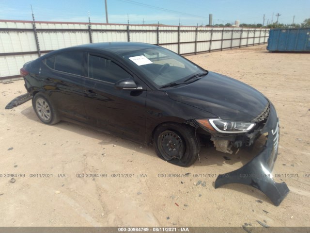 hyundai elantra 2018 kmhd74lfxju597684