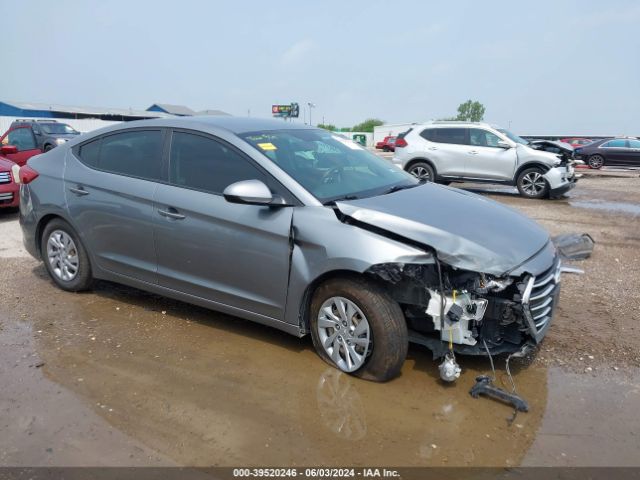 hyundai elantra 2018 kmhd74lfxju606982