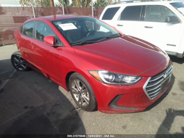 hyundai elantra 2017 kmhd84lf0hu136646