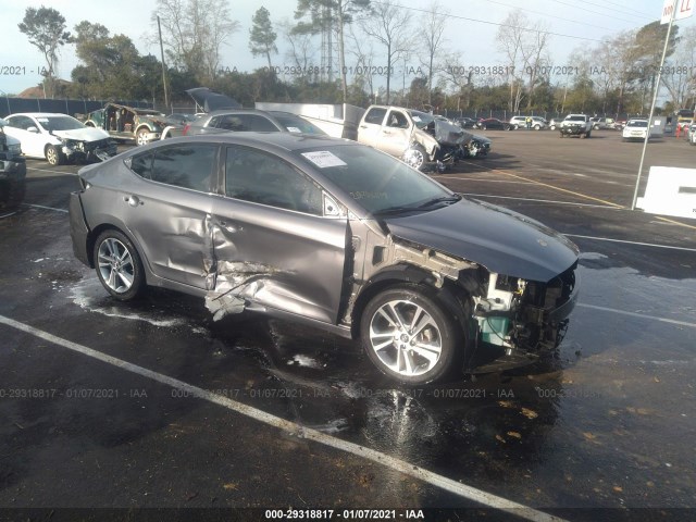 hyundai elantra 2017 kmhd84lf0hu182980