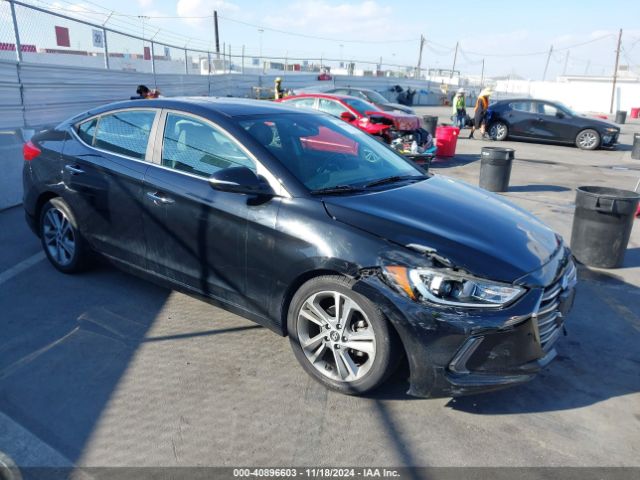 hyundai elantra 2017 kmhd84lf0hu203584