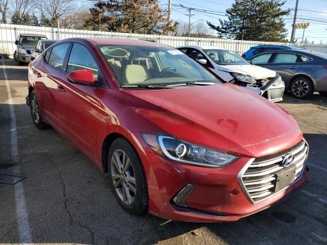 hyundai elantra se 2017 kmhd84lf0hu238612