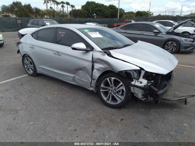 hyundai elantra 2017 kmhd84lf0hu288703