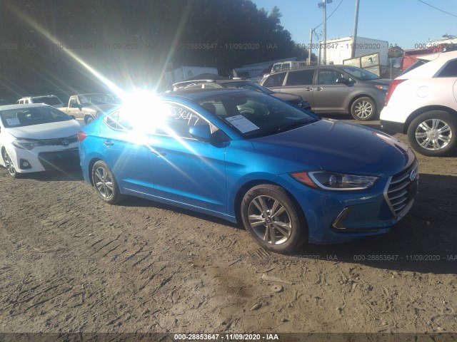 hyundai elantra 2017 kmhd84lf0hu292332