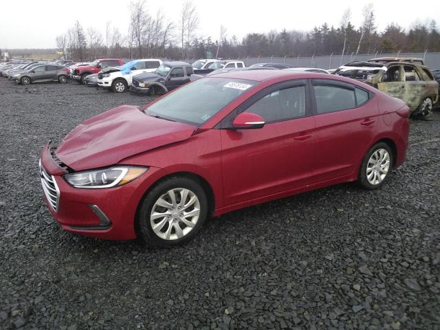 hyundai elantra 2017 kmhd84lf0hu336376