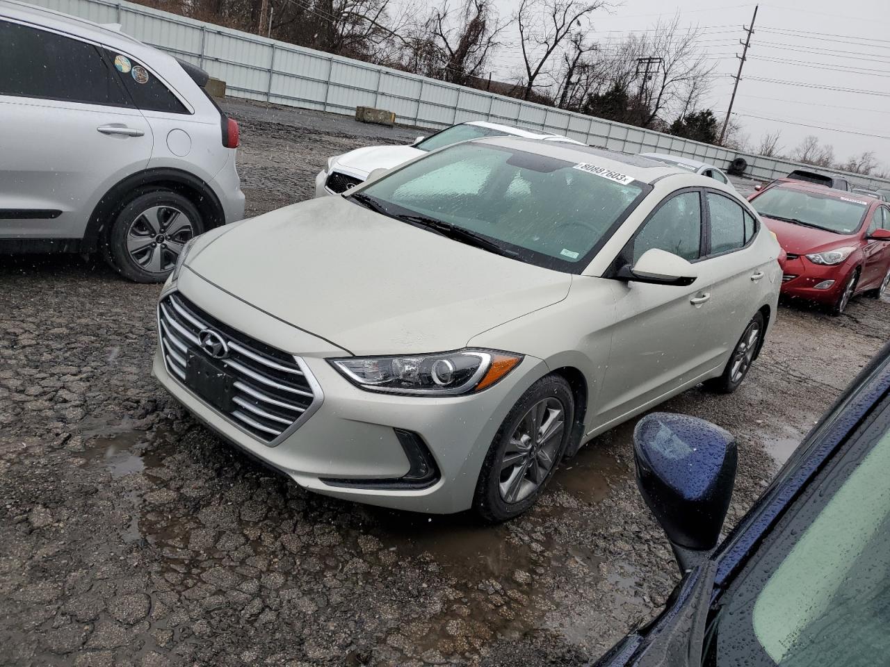 hyundai elantra 2017 kmhd84lf0hu425266