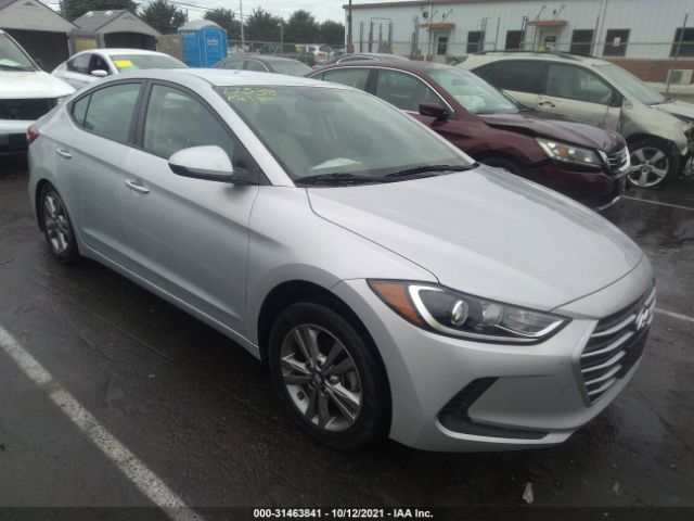 hyundai elantra 2018 kmhd84lf0ju449248