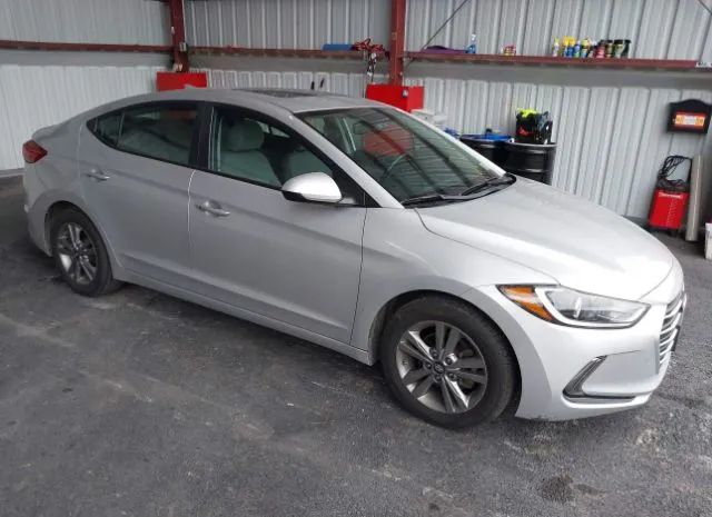 hyundai elantra 2018 kmhd84lf0ju467118