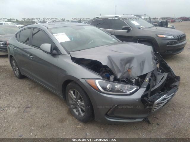 hyundai elantra 2018 kmhd84lf0ju595889