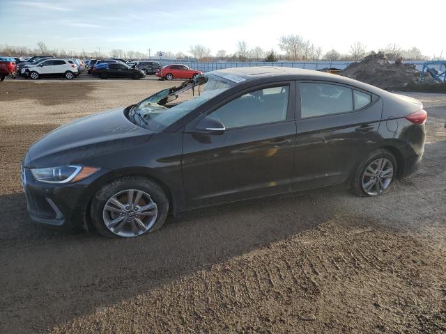 hyundai elantra 2018 kmhd84lf0ju696303