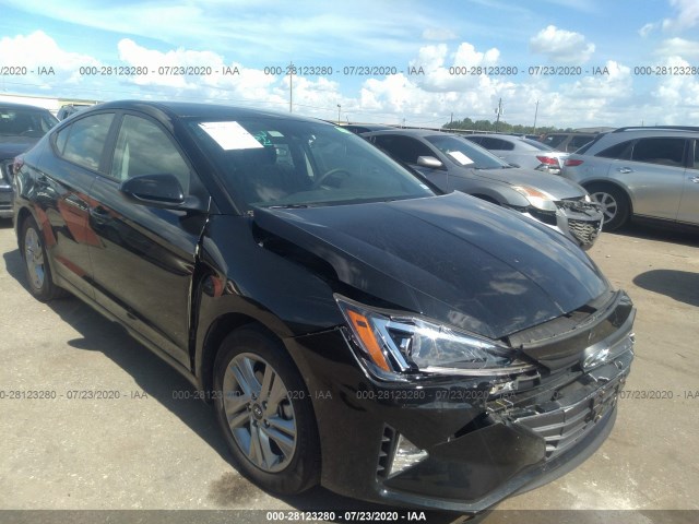 hyundai elantra 2019 kmhd84lf0ku854902