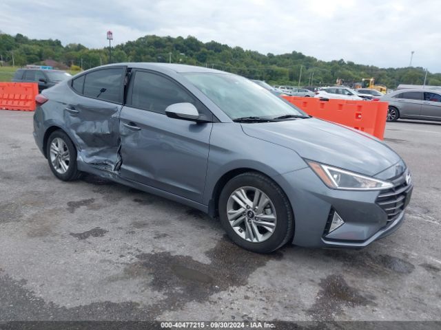 hyundai elantra 2019 kmhd84lf0ku867584