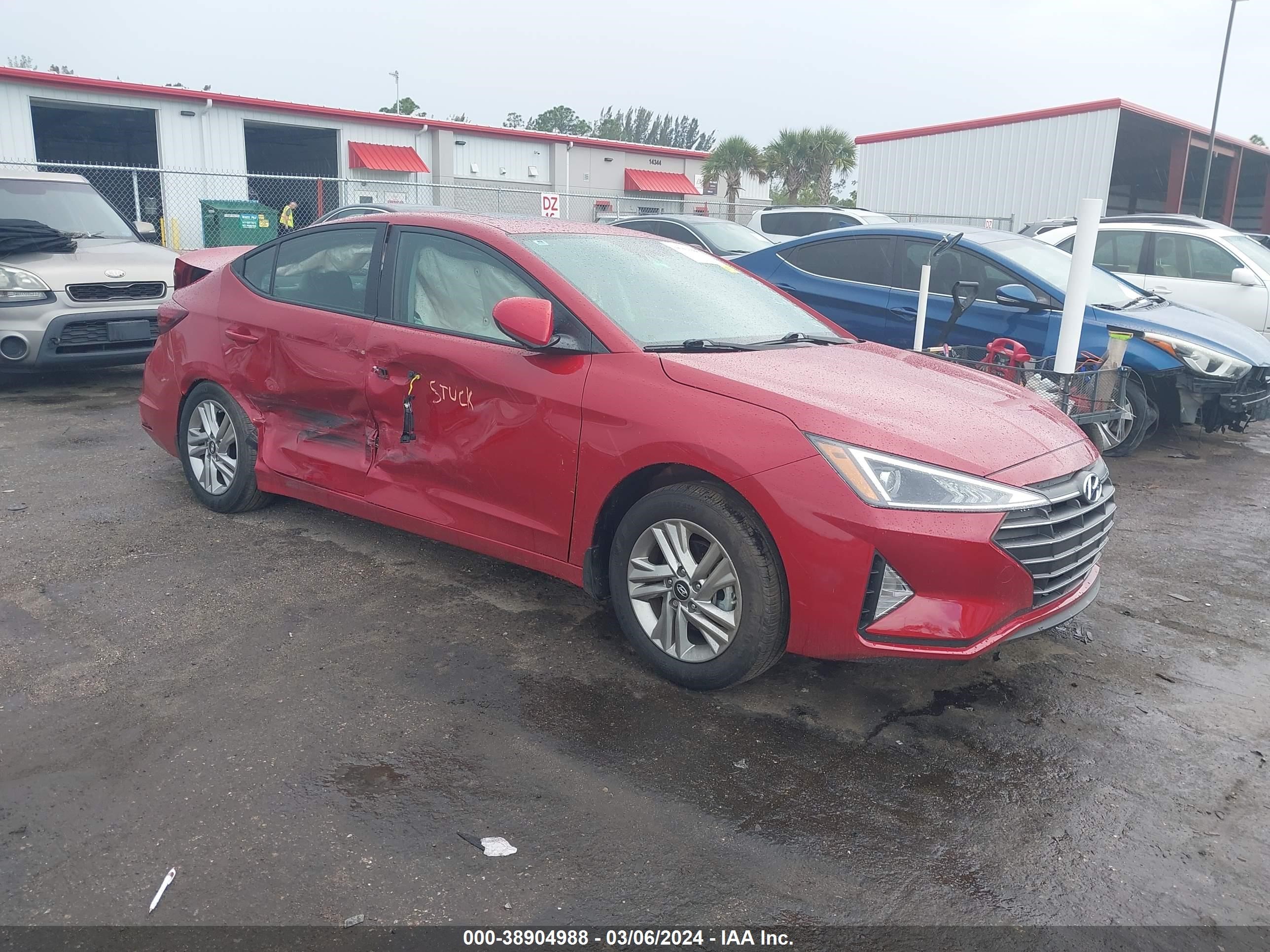 hyundai elantra 2020 kmhd84lf0lu043733