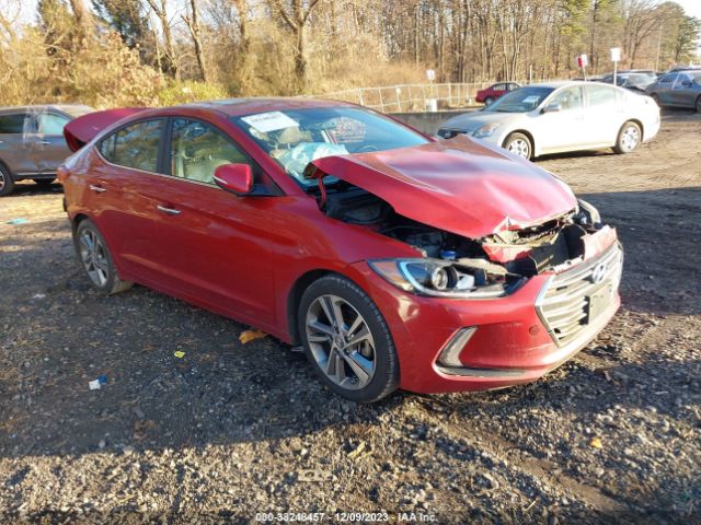 hyundai elantra 2017 kmhd84lf1hu139832