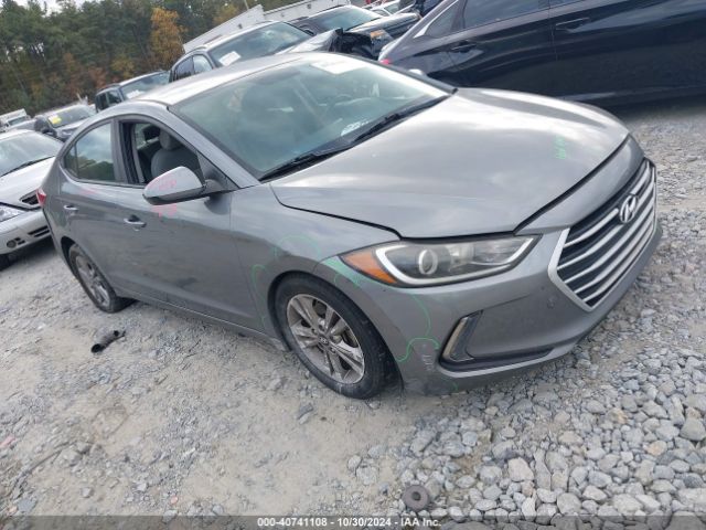 hyundai elantra 2017 kmhd84lf1hu152645