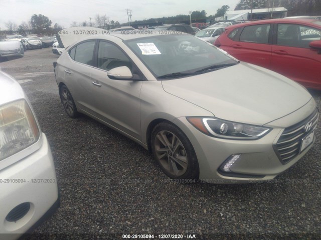 hyundai elantra 2017 kmhd84lf1hu164701