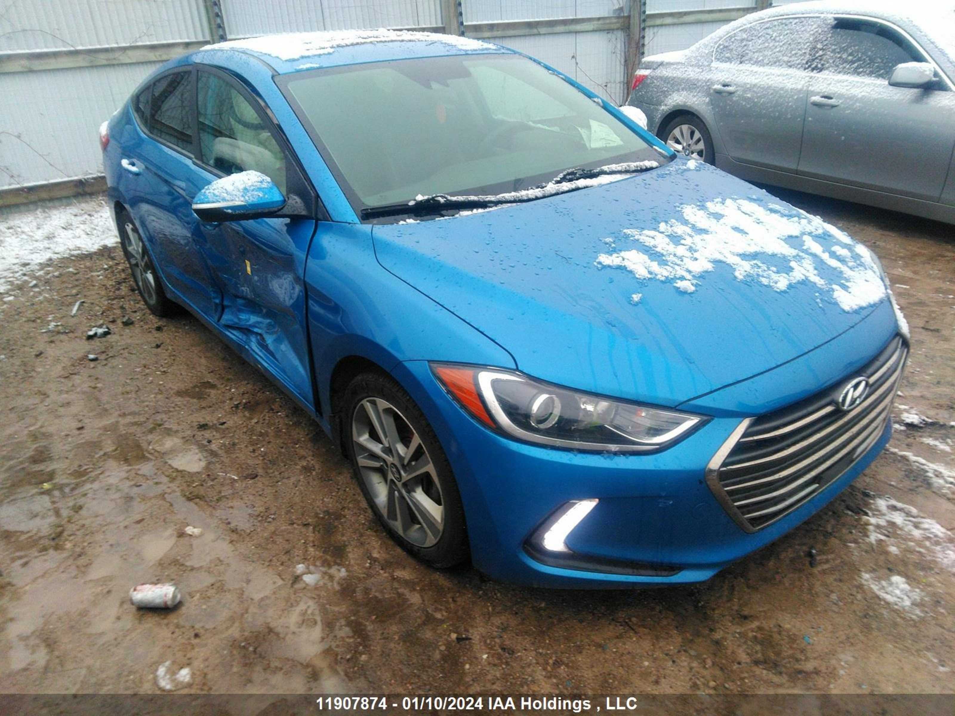 hyundai elantra 2017 kmhd84lf1hu294865