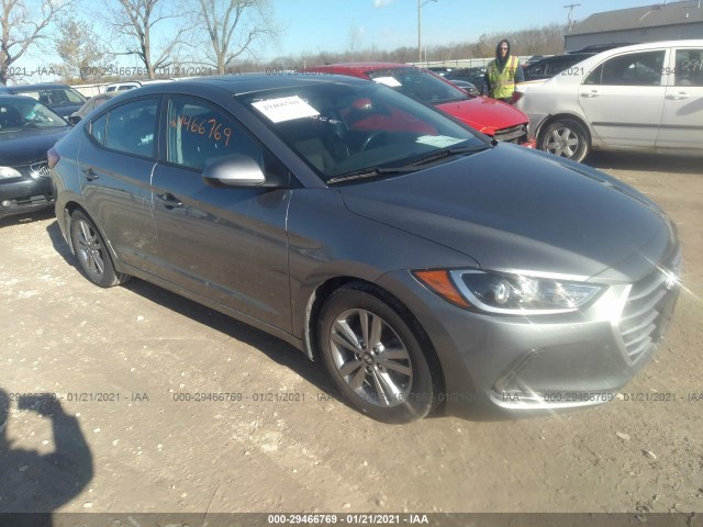 hyundai elantra 2018 kmhd84lf1ju554610