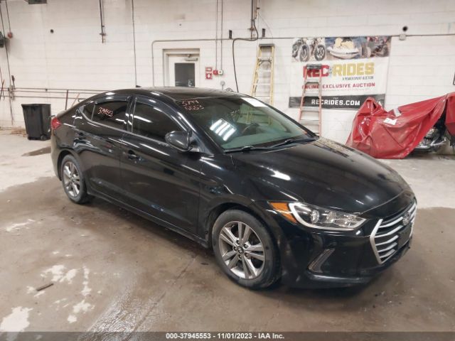 hyundai elantra 2018 kmhd84lf1ju577384