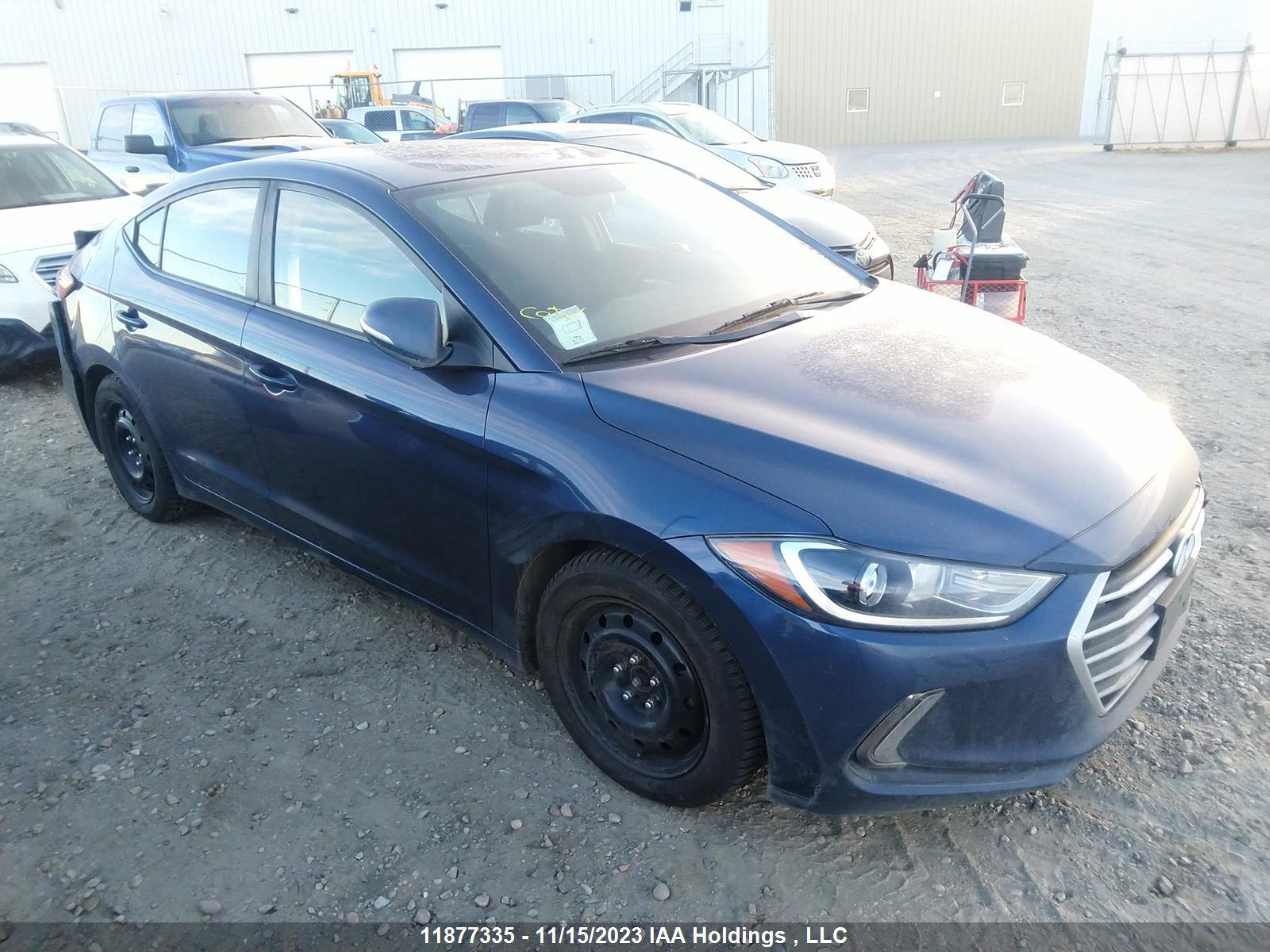 hyundai elantra 2018 kmhd84lf1ju601683