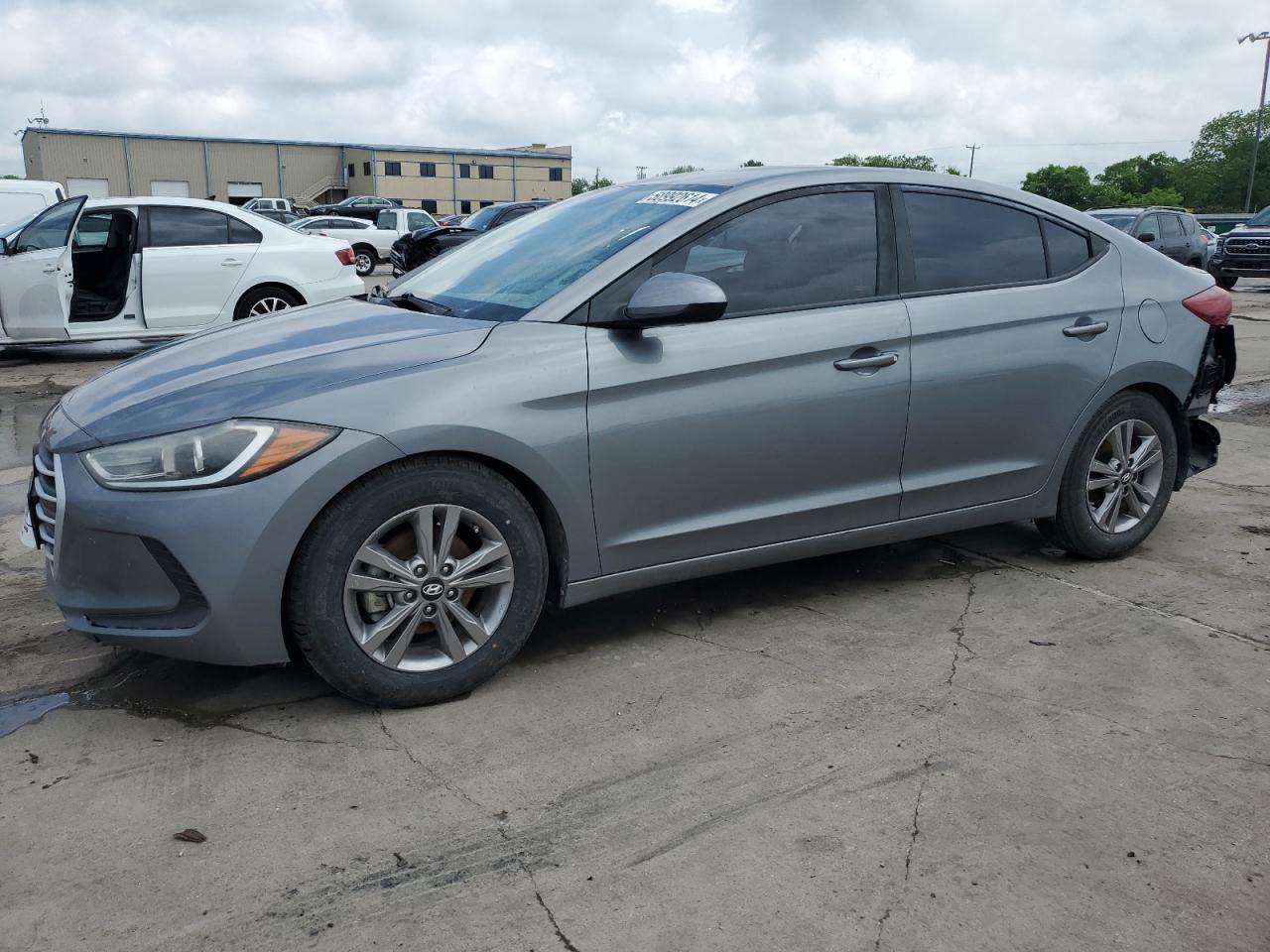 hyundai elantra 2018 kmhd84lf1ju609671