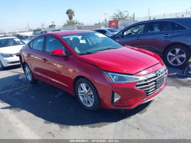 hyundai elantra 2019 kmhd84lf1ku737037