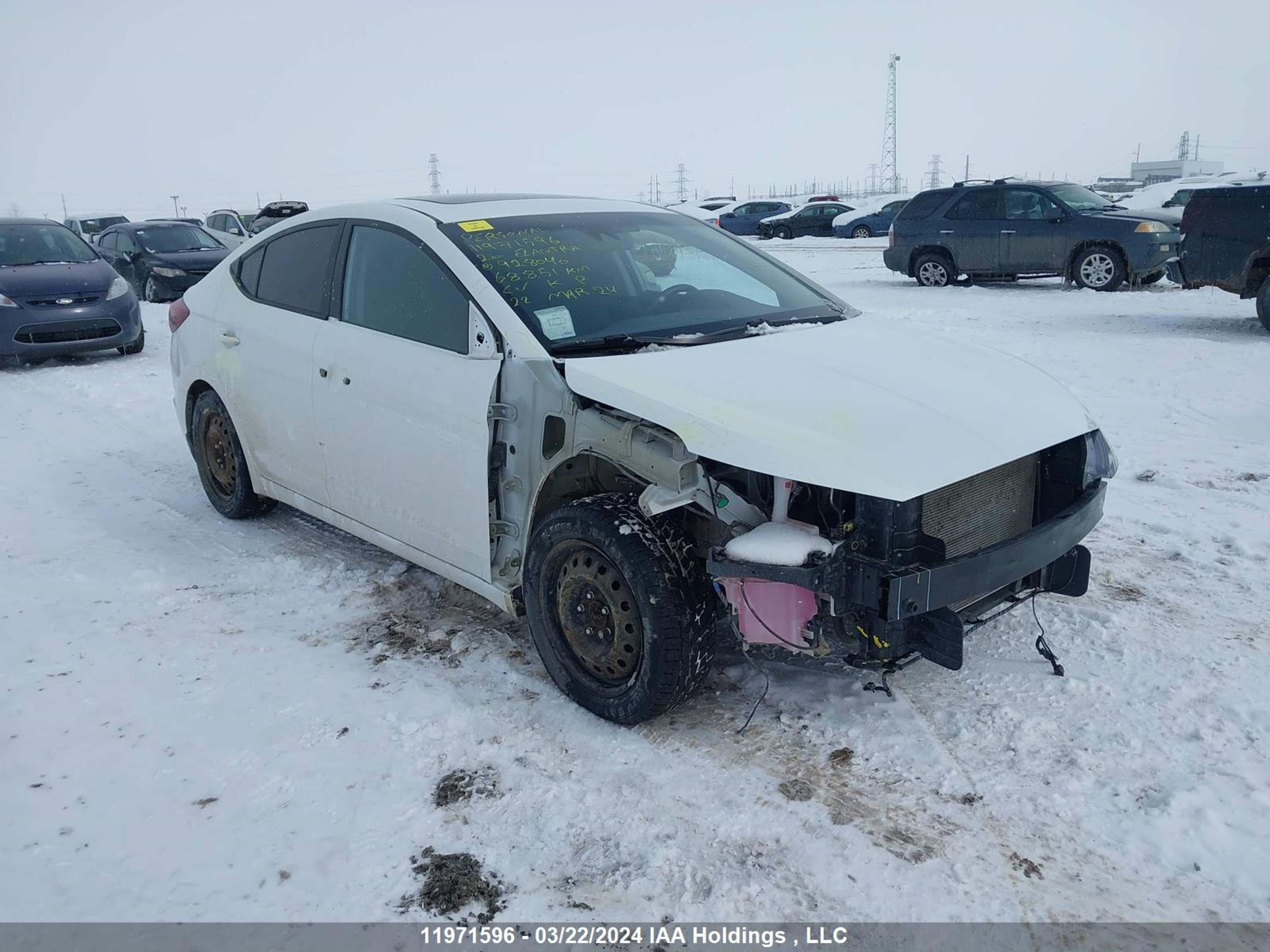 hyundai elantra 2020 kmhd84lf1lu928040