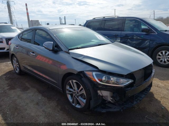 hyundai elantra 2017 kmhd84lf2hu263821