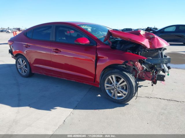 hyundai elantra 2018 kmhd84lf2ju451194