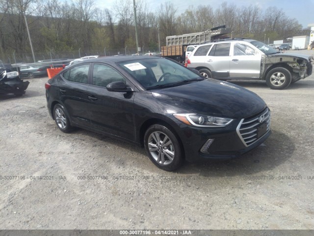 hyundai elantra 2018 kmhd84lf2ju523348