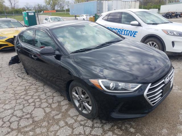 hyundai elantra 2018 kmhd84lf2ju588927