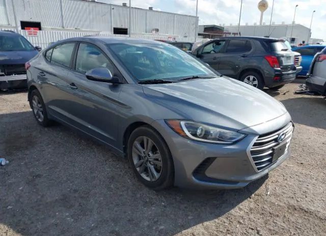 hyundai elantra 2018 kmhd84lf2ju609615