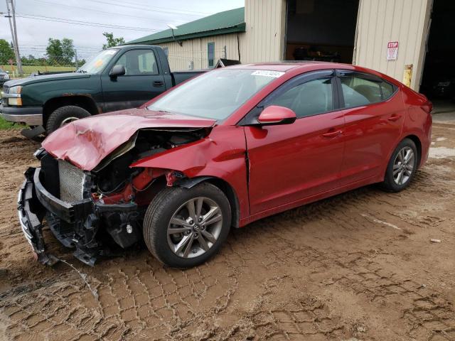 hyundai elantra 2018 kmhd84lf2ju684508