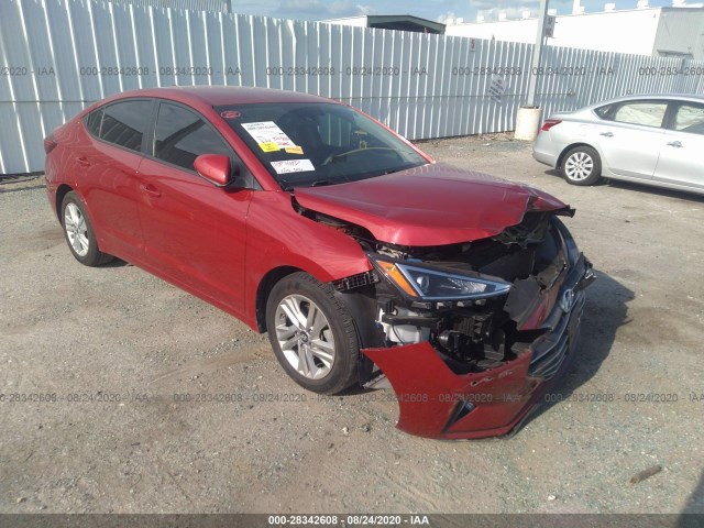 hyundai elantra 2019 kmhd84lf2ku768734