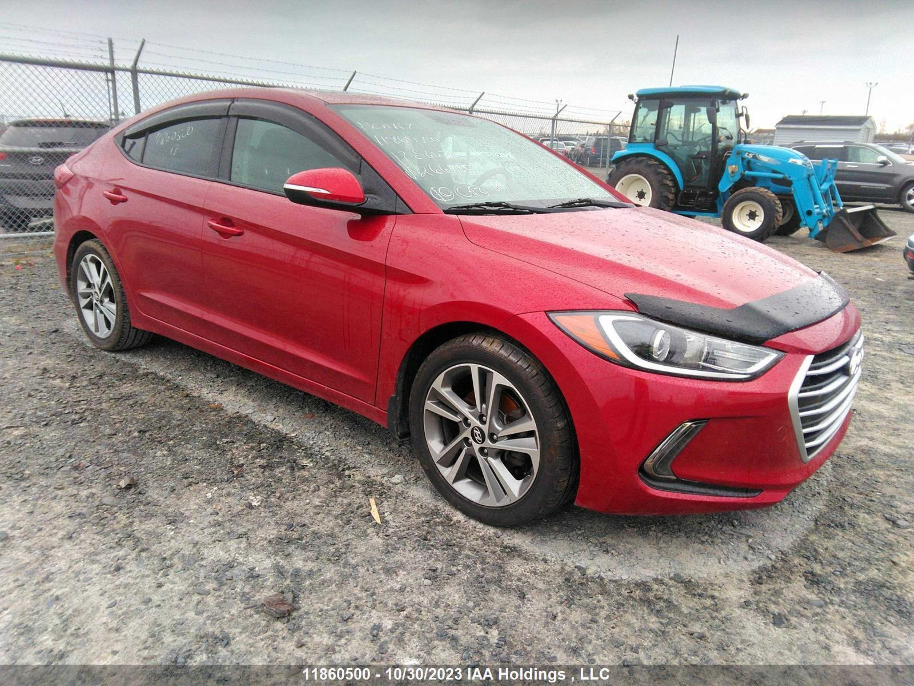 hyundai elantra 2017 kmhd84lf3hu266050