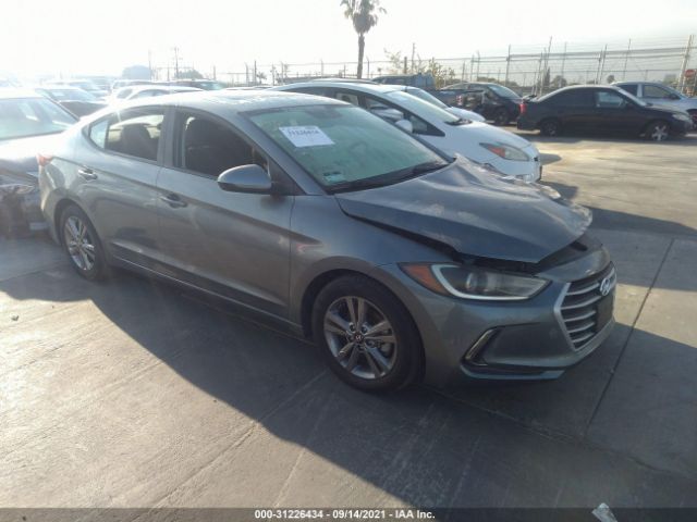 hyundai elantra 2017 kmhd84lf3hu299646