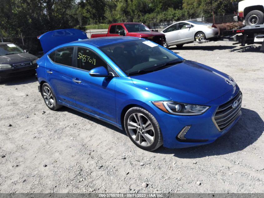 hyundai elantra 2017 kmhd84lf3hu320317