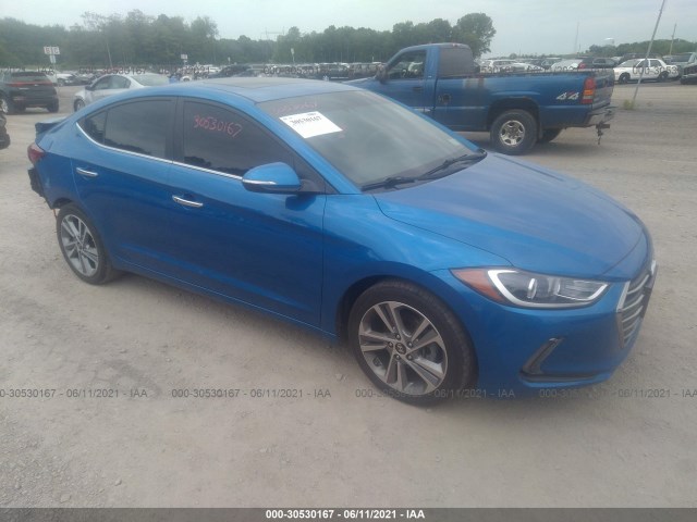 hyundai elantra 2017 kmhd84lf3hu359862