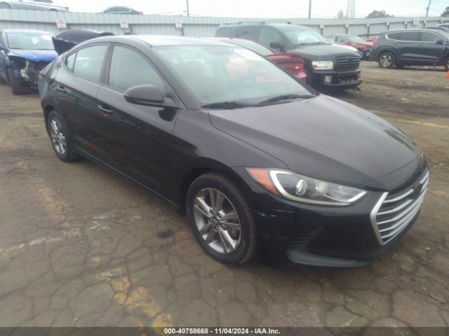 hyundai elantra 2018 kmhd84lf3ju452354