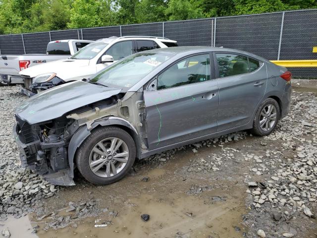 hyundai elantra 2018 kmhd84lf3ju471485