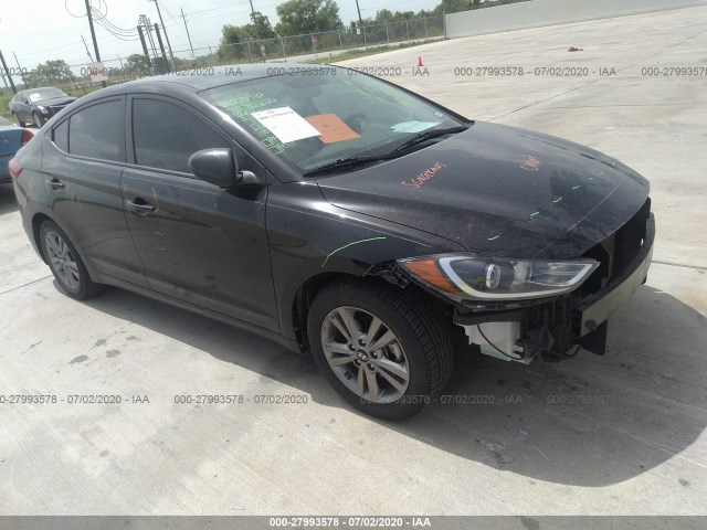 hyundai elantra 2018 kmhd84lf3ju492174