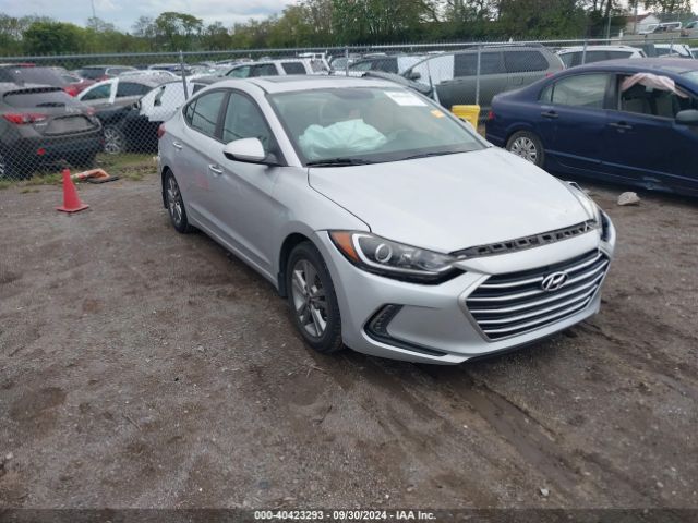 hyundai elantra 2018 kmhd84lf3ju493082