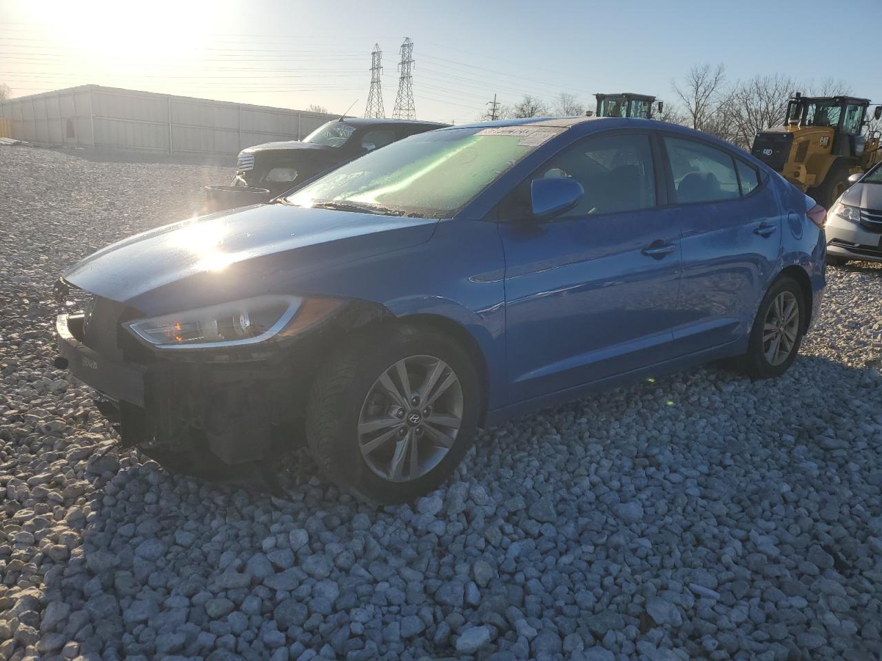 hyundai elantra 2018 kmhd84lf3ju606657