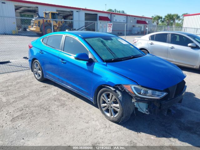 hyundai elantra 2018 kmhd84lf3ju616265