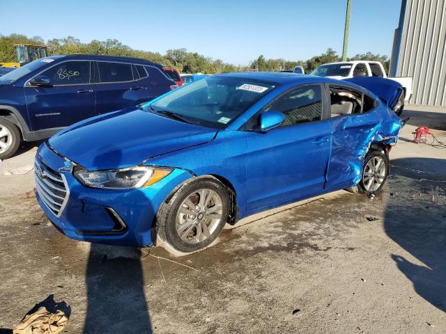 hyundai elantra 2018 kmhd84lf3ju657348