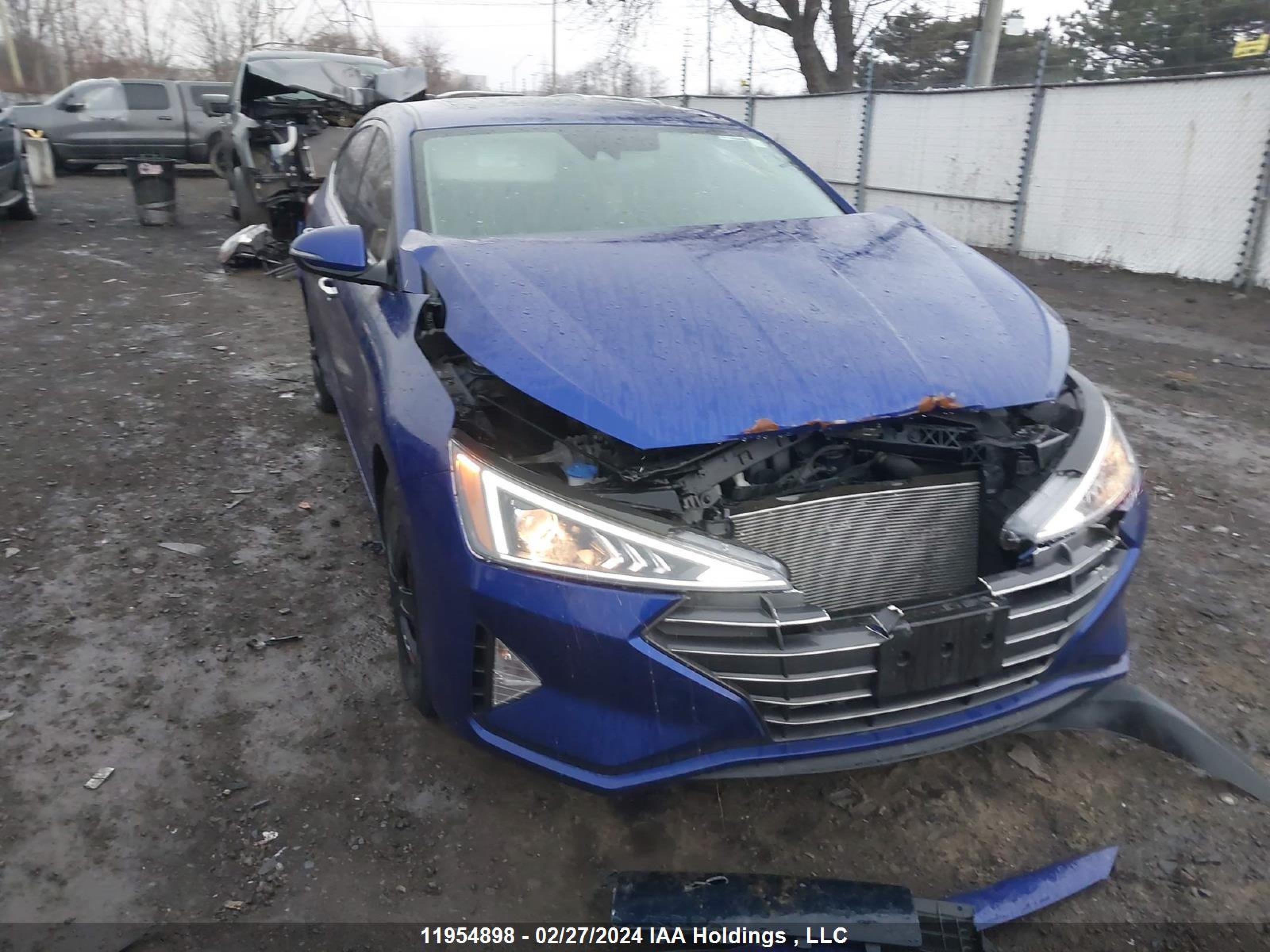 hyundai elantra 2019 kmhd84lf3ku771576