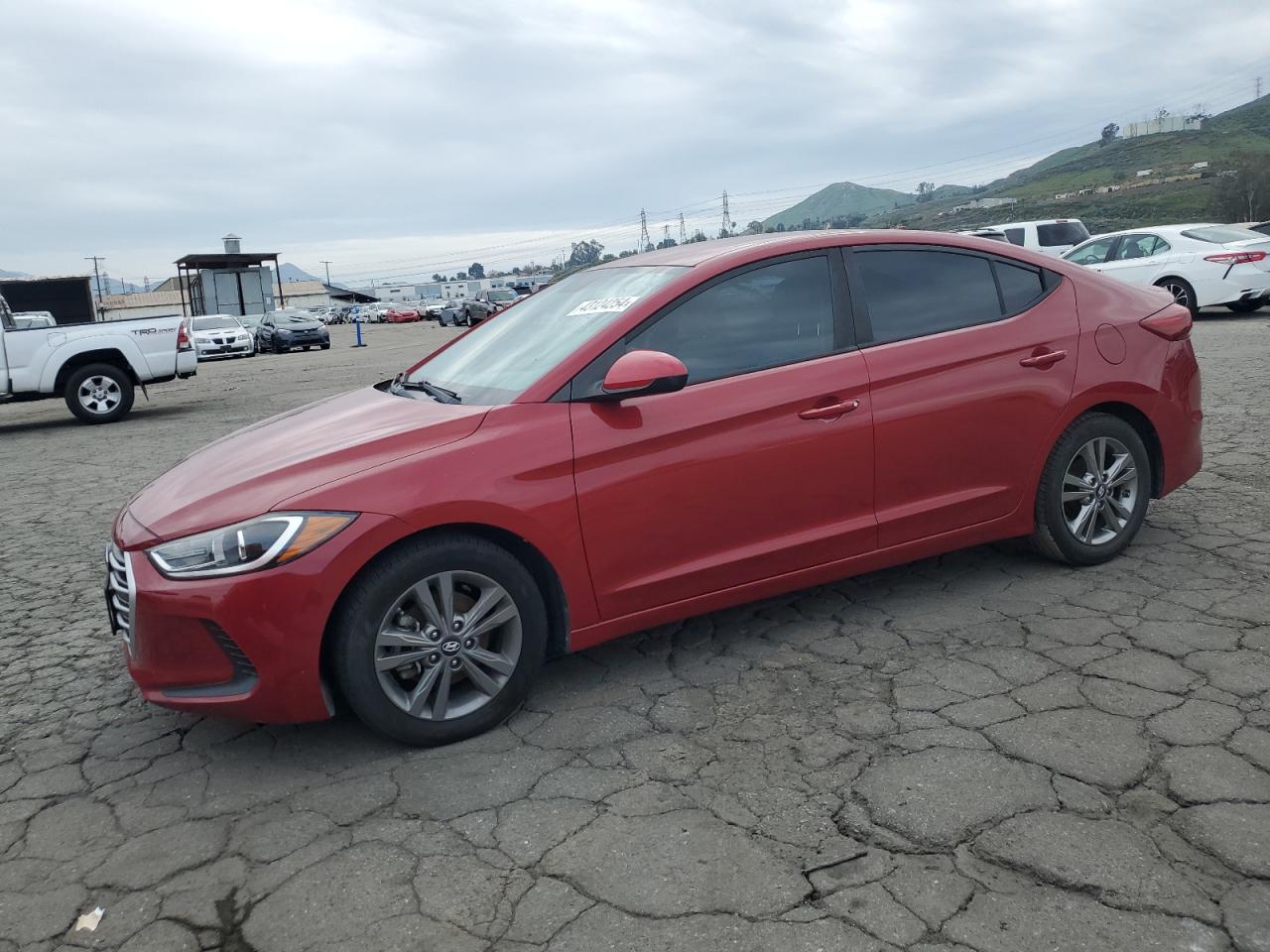 hyundai elantra 2017 kmhd84lf4hu063135