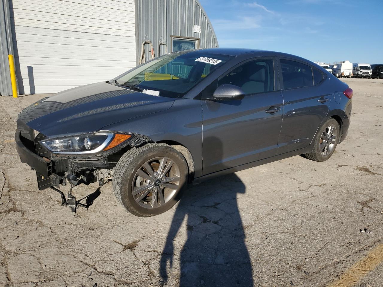 hyundai elantra 2017 kmhd84lf4hu151179